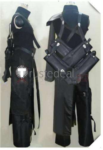 Final Fantasy VII Advent Chiddren Cloud Strife Black Cosplay Costume