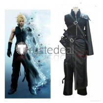 Final Fantasy VII Advent Chiddren Cloud Strife Black Cosplay Costume