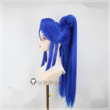 Pretty Cure PreCure Minazuki Karen Kise Yayoi Cure Aqua Cure Peace Styled Ponytail Cosplay Wig