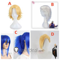 The King of Fighters KOF Leona Heidern Rugal Bernstein Mature Styled Cosplay Wigs
