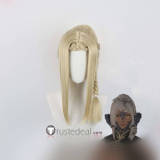 Final Fantasy14 FFXIV Gyr Abanian Plait Miqote Hair Cid nan Garlond Venat Silver Styled Cosplay Wig