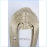 Final Fantasy14 FFXIV Gyr Abanian Plait Miqote Hair Cid nan Garlond Venat Silver Styled Cosplay Wig