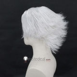 Final Fantasy14 FFXIV Gyr Abanian Plait Miqote Hair Cid nan Garlond Venat Silver Styled Cosplay Wig