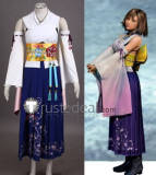 Final Fantasy X Yuna Summoner Kimono Cosplay Costume 2