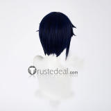 Shugo Chara Ikuto Tsukiyomi Death Rebel Blue Black Cosplay Wig