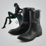 Persona 5 Protagonist Joker Zenkichi Hasegawa Akira Kurusu Black Cosplay Boots Shoes