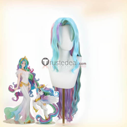 My Little Pony Friendship Is Magic Aria Blaze Adagio Dazzle Princess Celestia Styled Cosplay Wig