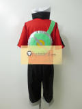 Pokemon RSE Ruby Brendan Red Black Cosplay Costume
