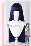 Naruto Hinata Hyuuga Long Purple Black Blue Cosplay Wig 100cm