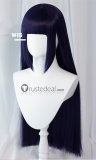 Naruto Hinata Hyuuga Long Purple Black Blue Cosplay Wig 100cm