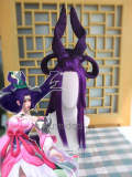 League of Legends LOL Sacred Sword Janna Purple Styled Cosplay Wigs