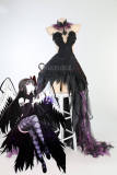 Puella Magi Madoka Magica Akuma Homura Demon Flame Devil Cosplay Costume