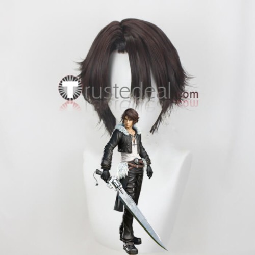 Final Fantasy VIII Squall Leonhart Styled Brown Cosplay Wig