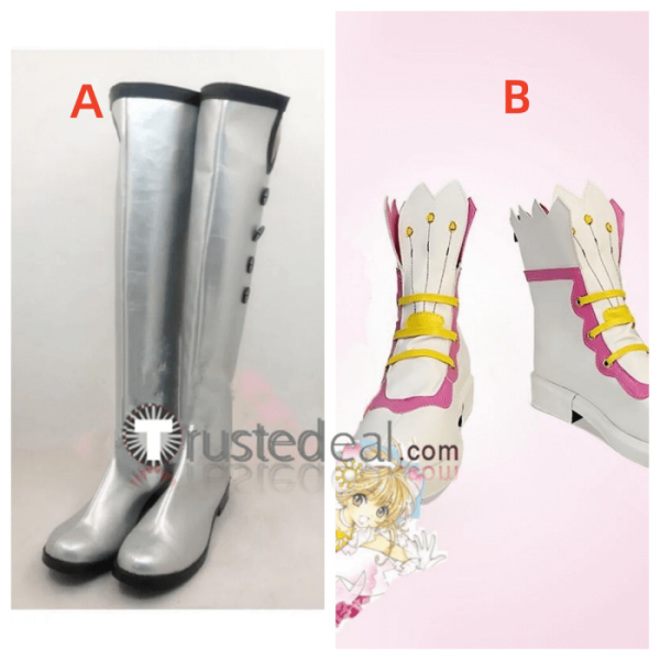 Cardcaptor Sakura Kinomoto Sakura Clear Card Cosplay Boots Shoes