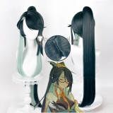 Genshin Impact Madame Ping Young Guizhong Haagentus Cloud Retainer New Skin Cosplay Wig