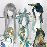 Genshin Impact Madame Ping Young Guizhong Haagentus Cloud Retainer New Skin Cosplay Wig