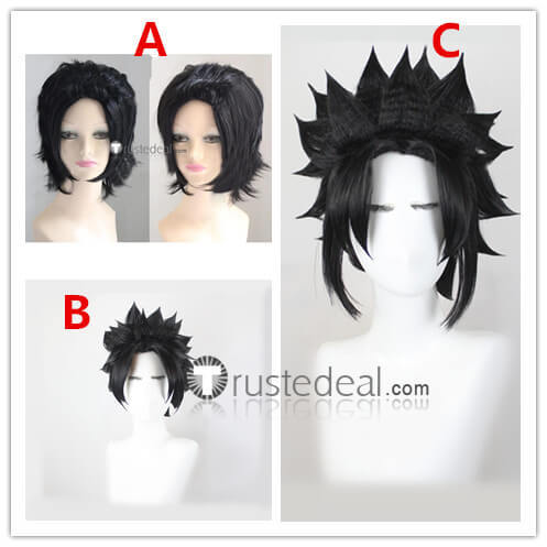 Sword Art Online ALO Kirigaya Kazuto Kirito Styled Black Cosplay Wig