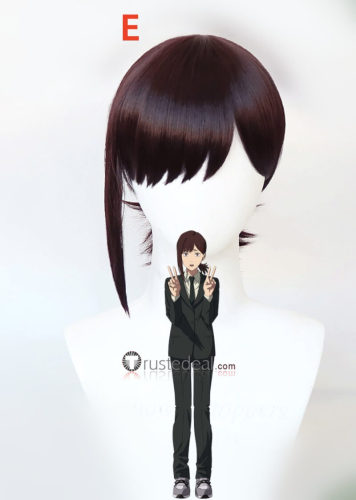 Chainsaw Man Aki Kobeni Hirofumi Kishibe Black Brown Cosplay Wigs