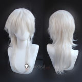 Bungou Stray Dogs Yukichi Fukuzawa Silver White Cosplay Wigs