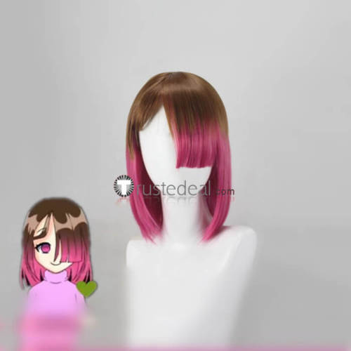 Undertale Betty Bete Noire Alphys Yellow Pink Styled Cosplay Wig