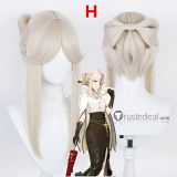 Genshin Impact Qiqi Keqing Ningguang Mona Chongyun Purple Blue Cosplay Wigs