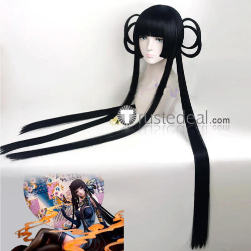 XxxHolic Yuuko Ichihara Black Cosplay Wig