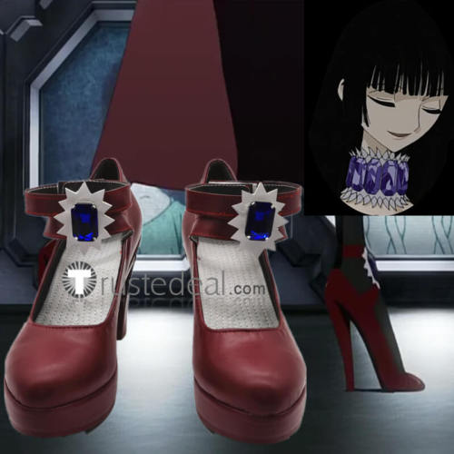 XxxHolic Yuuko Ichihara Red Cosplay Shoes Heels