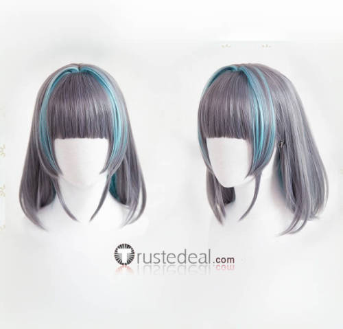 Azur Lane Cheshire Shinano MNF Le Malin IJN Musashi Silver White Black Purple Cosplay Wigs