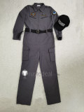 Ultraman Jugglus Juggler Shota Haruki Natsukawa GAF Team Grey Uniform Cosplay Costume