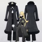 Pokemon Cynthia Black Cosplay Costume