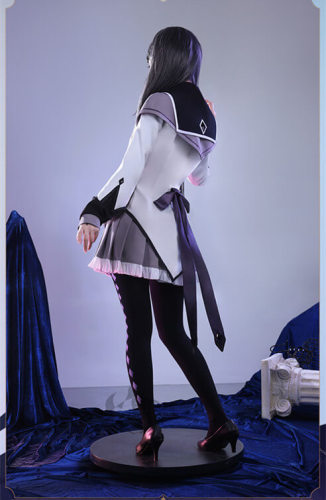 1/3 Delusion Puella Magi Madoka Magica Akemi Homura Cosplay Costume