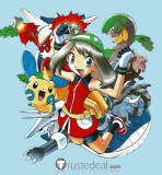 Pokemon May Haruka Sapphire Birch Orange Red Cosplay Costume