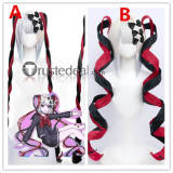 Needy Streamer Overload NEEDY GIRL OVERDOSE OMGkawaiiAngel chan KAngel Black Red Cosplay Wig