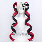 Needy Streamer Overload NEEDY GIRL OVERDOSE OMGkawaiiAngel chan KAngel Black Red Cosplay Wig