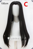 Trinity Blood Esther Blanchett Abel Nightroad Isaak Fernand von Kampfer Black Silver Red Cosplay Wig