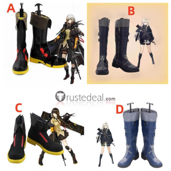 Girls Frontline M16A1 AN94 Cosplay Shoes Boots