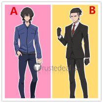 Buddy Daddies Rei Suwa Black Suit Cosplay Costume