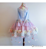 Touhou Project Satori Komeiji Lolita Dress Cosplay Costume