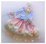 Touhou Project Satori Komeiji Lolita Dress Cosplay Costume