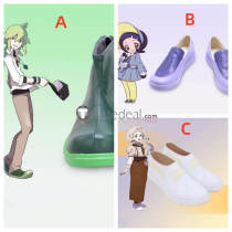 Pokemon Scarlet and Violet Poppy Katy N Natural Harmonia Gropius Cosplay Shoes Boots
