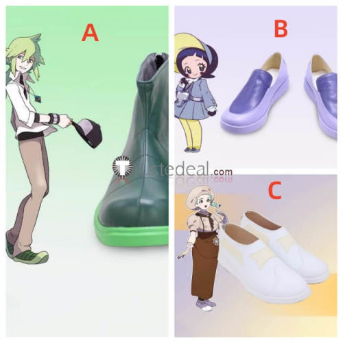 Pokemon Scarlet and Violet Poppy Katy N Natural Harmonia Gropius Cosplay Shoes Boots