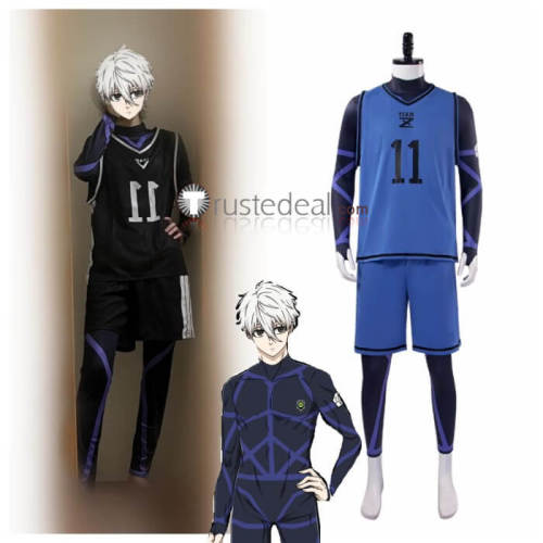 Blue Lock Yoichi Isagi Meguru Bachira Rensuke Kunigami Hyoma Chigiri Team Z Reo Mikage Seishiro Nagi Team V Uniform Cosplay Costumes