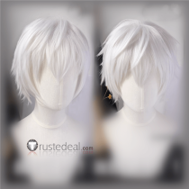 Tokyo Ghoul Ken Kaneki Silver White Cosplay Wig