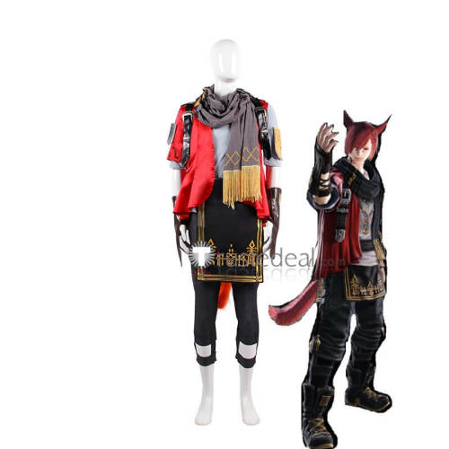 Final Fantasy XIV FF14 G'raha Tia Haurchefant Greystone Cosplay Costume