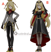 Pokemon Masters EX Cynthia Sygna Suit  Renegade Cosplay Costumes