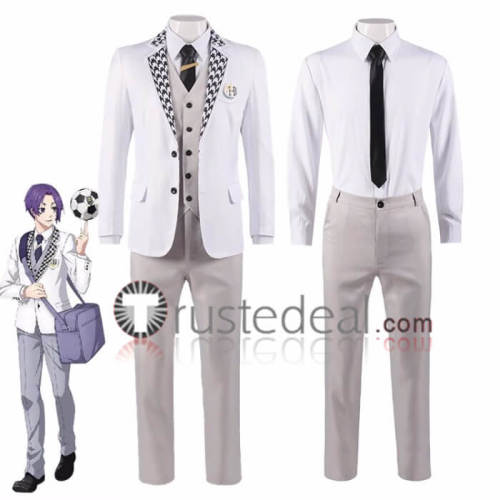 Blue Lock Yo Hiori Nagi Seishiro Rin Itoshi Reo Mikage White Uniform Cosplay Costumes
