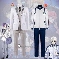 Blue Lock Yo Hiori Nagi Seishiro Rin Itoshi Reo Mikage White Uniform Cosplay Costumes
