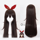 Genshin Impact Amber Venti Traveler Aether Lumine Kong Ying Noelle Klee Blonde Purple Brown Cosplay Wigs