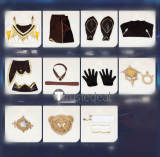 Genshin Impact Traveler Aether Lumine Sora Hotaru Kong Ying Cosplay Costume Custom Size