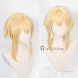 Genshin Impact Amber Venti Traveler Aether Lumine Kong Ying Noelle Klee Blonde Purple Brown Cosplay Wigs